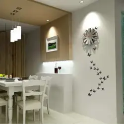 Large wall design in kitchen