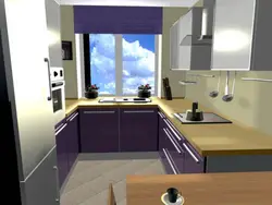 3X3 Kitchen With Window Design