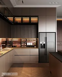 Modern interior cabinets and kitchens
