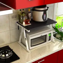 How to hang a microwave in the kitchen photo