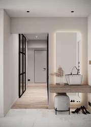 Modern Hallway In Minimalist Style Photo