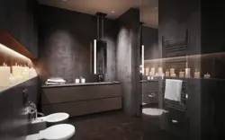 Bathroom Design In Dark Colors