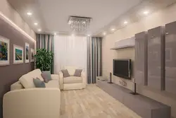 Classic living room design 18 sq m photo