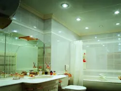 Фото потолков натяжных в ванной комнате дизайн