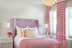 Soft pink bedroom photo