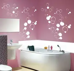 DIY bathroom painting in a modern style photo design