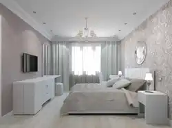 Bedroom design 24 sq.m. with photo