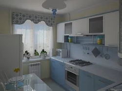 Кухня 7 кв метров дизайн с холодильником в панельном доме