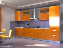 Kitchen 4 meters long design with window