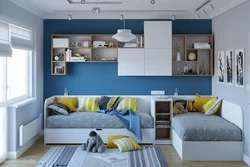 Children's bedroom design for two boys