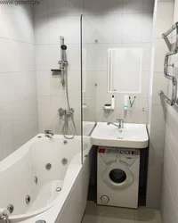 Small Bathroom Design With Washing Machine