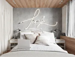Wall Decor Above The Bed In The Bedroom Photo