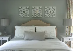 Декор Стены Над Кроватью В Спальне Фото