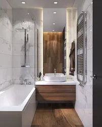 Small bath design photo in an apartment