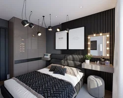 Спальня в современном стиле дизайн фото 19 кв