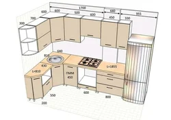 Угловая кухня 2 на 2 дизайн фото
