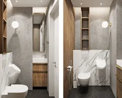 Design Of Bathroom And Toilet Separately Photo In Apartment