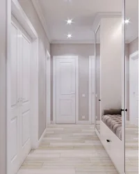 Hallway design white style