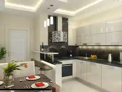 Kitchen 14 5 sq m design photo