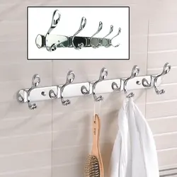 Вешалки в ванной дизайн