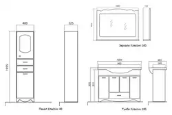 Bathroom mirror height photo