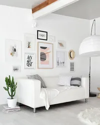 Living Room Bedroom Design In Scandinavian Style