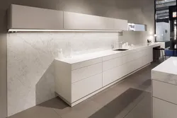 Levanto White Egger Marble In The Kitchen Interior