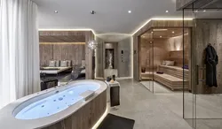 Photo of a jacuzzi bathroom in an apartment