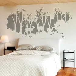 Роспись в стен в спальне фото