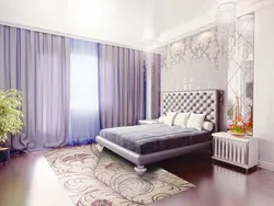 Занавески в спальню в современном стиле фото