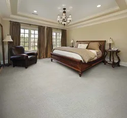 Bedroom interior floor