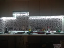 Kitchens with LED lighting photo