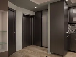 Hallway with five doors design