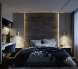 Modern men's bedroom design