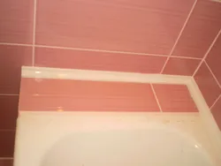 Photo of baseboard in the bathroom