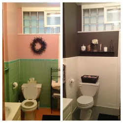 Покрасить плитку в ванной своими руками до и после фото