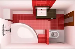 Дизайн туалета совмещенного с угловой ванной