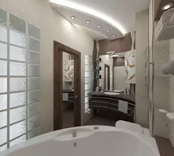 Künc hamamı ilə birləşdirilmiş tualetin dizaynı
