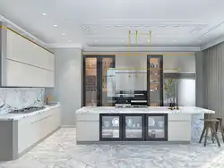 Showcase In The Kitchen In A Modern Kitchen Photo