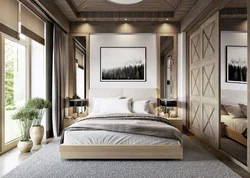 Contemporary bedroom interior