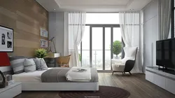 Contemporary bedroom interior
