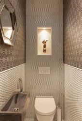 Дызайн туалета ў кватэры з трубамі фота