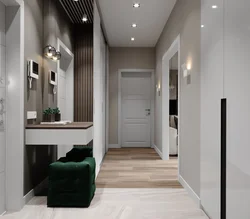 Hallway design for an apartment in a modern style 2023