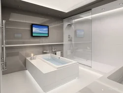 Built-In Bathtub In The Interior Photo