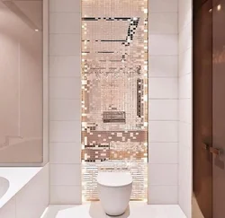 Алтын плиткалары бар ваннаның дизайны