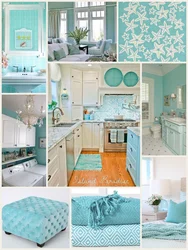 Tiffany kitchen color in the interior