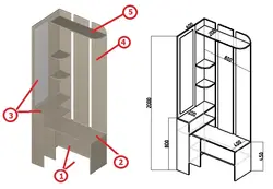 Чертежи Мебель Для Прихожей Фото