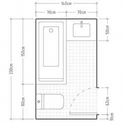 Интерьер Санузла С Размерами