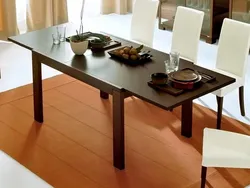 Стол на кухню раздвижной в современном стиле фото