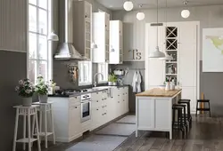 Кухня будбин белая в интерьере реальном